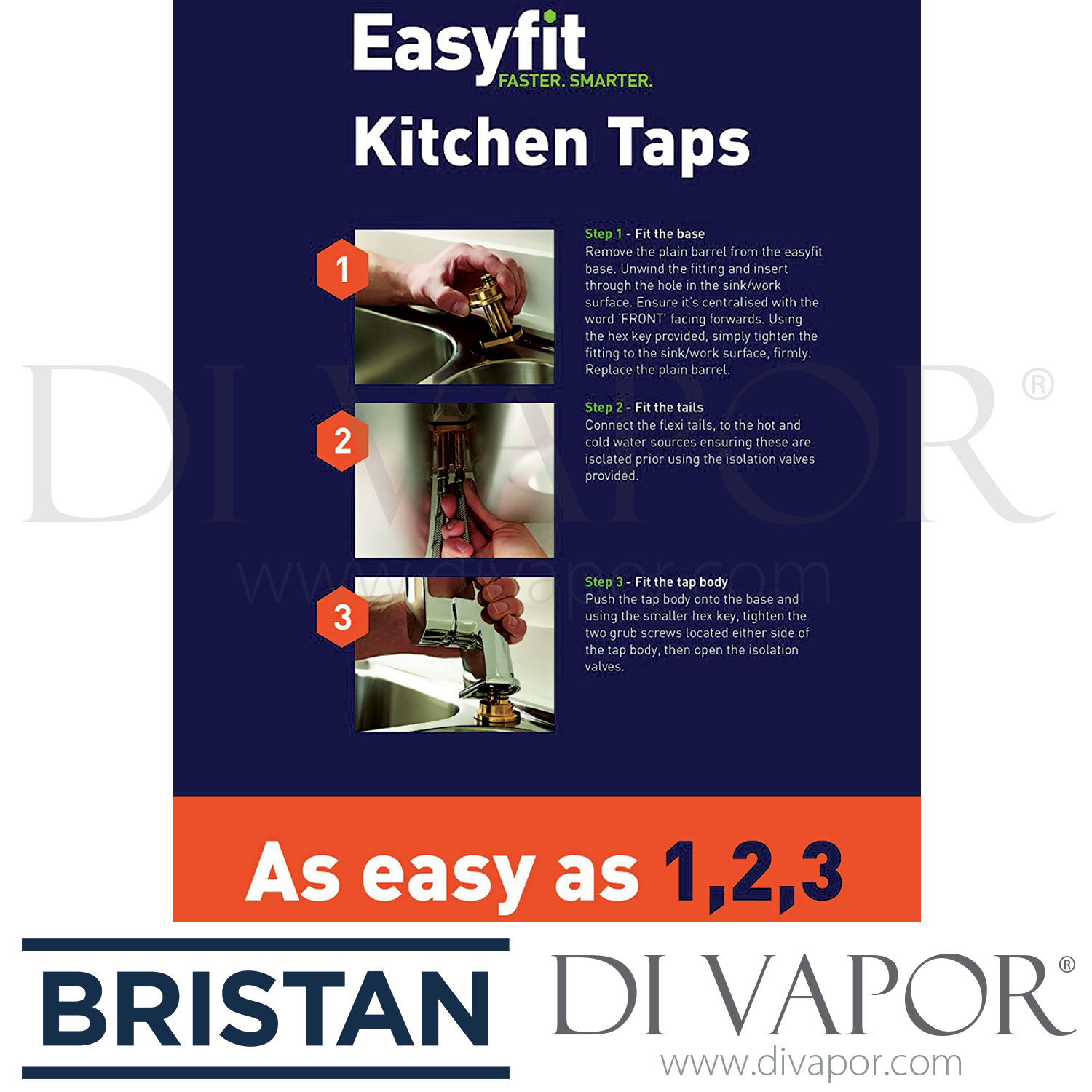 bristan cherry easyfit kitchen tap